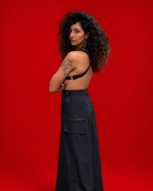 XD_100 | Avant Garde Backless Dress